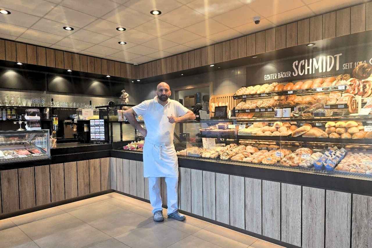 Blick in unsere Bäckerei in Köln